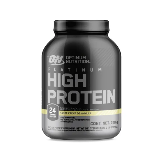 Optimum Nutrition Platinum High Protein 740 g Vainilla